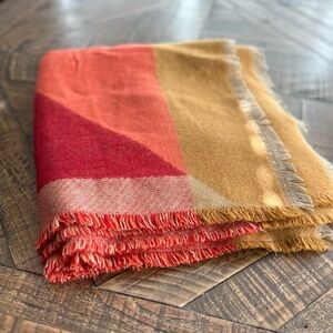 Colorful Geometric Patterned Scarf